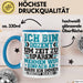 Dozent Vorlesung Tasse Geschenk Lustige Geschenkidee Spruch Ich Bin Dozent Blau Trendation