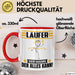 Läufer Tasse Geschenk für Läufer Der Mann Der Alles Kann Geschenkidee zum Geburtstag Rot Trendation