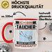 Taucher Tasse Geschenk für Taucher Geburtstag Lustiger Spruch Kaffee-Becher Was Ist Deine Superkraft Rot Trendation