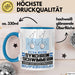 Synchronschwimmerin Geschenk Tasse Ich Bin Synchronschwimmerin Aber Sag Doch Einfach Superheld Lustige Geschenkdiee für Synchronschwimmerin Kaffee-Becher Blau Trendation