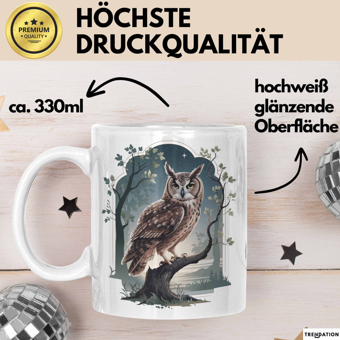 Vogelbeobachter Tasse Geschenkidee für Vogel Enthusiasten Weiß Trendation