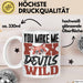 Fuchs Tasse Geschenk Fox Devils Wild Spruch Lustige Geschenkidee Weiß Trendation