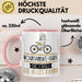 Mountainbike-Guide Geschenk Tasse Becher Die Frau Die Allen Kann Geschenkidee für eine Mountainbike-Guide Lustig Rosa Trendation