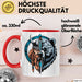 Nordischer Krieger Wikingerbär Tasse Geschenk Lustige Geschenkidee Spruch Rot Trendation