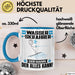 Wasserskifahrer Tasse Geschenk für Wasserskifahrer Der Mann Der Alles Kann Geschenkidee zum Geburtstag Blau Trendation