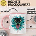 Reptil Schlange Tier Tasse Geschenk Lustige Geschenkidee Spruch Rosa Trendation