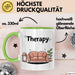 Therapeut Tasse Geschenk Lustige Geschenkidee Spruch Für Mentale Gesundheit Befürworter Grün Trendation