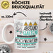 Rockmusikerin Tasse Geschenk Lustig Abstand Halten Hochleistungs-Rockmusikerin Mit Drang Zur Perfektion Bei Der Arbeit Weiß Trendation