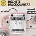 Karatesportler Tasse Geschenk für Karatesportler Geburtstag Lustiger Spruch Kaffee-Becher Was Ist Deine Superkraft Rosa Trendation