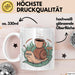 Morgenhasser Tasse Geschenkidee für Muffel Weiß Trendation