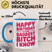 Geburtstagsfeier Tasse Geschenk Lustige Geschenkidee Spruch Alles Gute Zum Geburtstag An Die Heftigste Queen Blau Trendation
