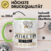 Athletin Geschenk Tasse Becher Die Frau Die Allen Kann Geschenkidee für eine Athletin Lustig Grün Trendation