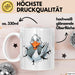 Gans Tier Gänse Bauer Tasse Becher Geschenk Lustige Geschenkidee Spruch Weiß Trendation