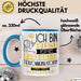 Tierkommunikatorin Tasse Geschenk Ich Bin Diese Eine Legendäre Tierkommunikatorin Von Der Alle Reden Geschenkidee Geburtstag Weihnachten Blau Trendation