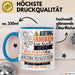 Katzenhotelbesitzerin Tasse Geschenk Lustiger Spruch Bitte Erheben Sie Sich Seine Majestät Die Katzenhotelbesitzerin Betritt Den Raum Blau Trendation