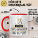 Pilates-Enthusiastin Tasse Geschenk Ich Bin Pilates-Enthusiastin Und Du So Geschenkidee Lustiger Spruch Becher Rot Trendation
