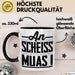 Bayern Tasse Geschenk Witz Bayer Boarisch Witz Spruch Kaffee-Tasse Geschenkidee Schwarz Trendation