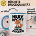 Fuchs Tierliebhaber Tasse Geschenk Lustige Geschenkidee Spruch Nerv Nicht Bin Am Zocken Blau Trendation