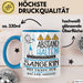 Sängerin Tasse Geschenk Lustig Abstand Halten Hochleistungs-Sängerin Mit Drang Zur Perfektion Bei Der Arbeit Blau Trendation