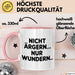 Sarkasmus Sarkastisch Tasse Geschenk Lustige Geschenkidee Spruch Nicht Ärgern Nur Wundern Rosa Trendation