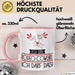 Geschenk für Rodeo-Cowgirl Tasse Lustige Geschenkidee Geburtstag Ich Bin Rodeo-Cowgirl Ich Darf Das Rosa Trendation