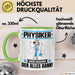 Physiker Tasse Geschenk für Physiker Der Mann Der Alles Kann Geschenkidee zum Geburtstag Grün Trendation