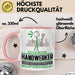 Handwerker Geschenk Tasse Ich Bin Handwerker Aber Sag Doch Einfach Superheld Lustige Geschenkdiee für Handwerker Kaffee-Becher Rosa Trendation