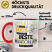 Beste Musikschülerin Der Welt Tasse Geschenk für Eine Musikschülerin Geprüft Und Sicher Geschenkidee Geburtstag Weihnachten Rot Trendation