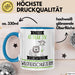 Wildtierschützerin Tasse Geschenk Becher Stark Attraktiv Furchtlos Wildtierschützerin Lustige Geschenkidee Blau Trendation