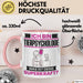 Tierpsychologe Tasse Geschenk für Tierpsychologe Geburtstag Lustiger Spruch Kaffee-Becher Was Ist Deine Superkraft Rosa Trendation