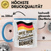 Fantastischer Neuer Deutscher Bürger Tasse Geschenkidee Blau Trendation