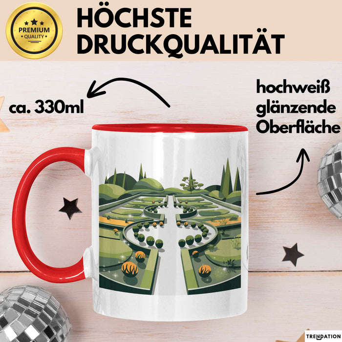Landschaftsarchitekt Tasse Geschenk Lustige Geschenkidee Spruch Für Outdoor Designer Rot Trendation