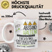 Trekking-Enthusiastin Tasse Geschenk Lustig Abstand Halten Hochleistungs-Trekking-Enthusiastin Mit Drang Zur Perfektion Bei Der Arbeit Weiß Trendation