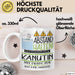 Kanutin Tasse Geschenk Lustig Abstand Halten Hochleistungs-Kanutin Mit Drang Zur Perfektion Bei Der Arbeit Weiß Trendation