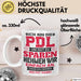 PDL Tasse Geschenk Lustiger Spruch Pflegeleitung Humorvolle Geschenkidee Weiß Trendation