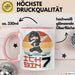 Kinder Tasse Geschenk Ich Bin 7 Ninja Junge Geburtstag Spruch Rosa Trendation