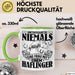 Haflinger Tasse Geschenk Haflinger-Besitzerin Pferde Kaffeetasse Geschenkidee Spruch Reiterin Reiten Pferde Kaffee-Becher Grün Trendation