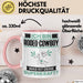 Rodeo-Cowboy Tasse Geschenk für Rodeo-Cowboy Geburtstag Lustiger Spruch Kaffee-Becher Was Ist Deine Superkraft Rosa Trendation