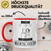 Musikbloggerin Tasse Geschenk Becher Stark Attraktiv Furchtlos Musikbloggerin Lustige Geschenkidee Rot Trendation