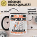 Psychologe Tasse Geschenk für Psychologe Geburtstag Lustiger Spruch Kaffee-Becher Was Ist Deine Superkraft Schwarz Trendation