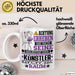 Künstler Geschenk Tasse Lustiger Spruch Erheben Sie Sich Der Künstler Betritt den Raum Weiß Trendation