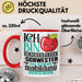 Kinderkrankenschwester Ausbildung Start Geschenk Tasse Ich Bin Kinderkrankenschwester In Der Ausbildung Ich Darf Das Kaffee-Becher Geschenkidee Rot Trendation