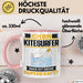Kitesurfer Tasse Geschenk für Kitesurfer Geburtstag Lustiger Spruch Kaffee-Becher Was Ist Deine Superkraft Rosa Trendation