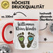Baby Geburt Neue Eltern Tasse Geschenk Lustige Geschenkidee Spruch Willkommen Kleines Wunder Rot Trendation