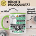 Abenteuerfilmer Geschenk Tasse Lustiger Spruch Erheben Sie Sich Der Abenteuerfilmer Betritt den Raum Grün Trendation