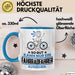 Fahrradfahrer Geschenk Tasse So Gut Kann Nur Ein Fahrradfahrer Aussehen Geschenkidee Kaffee-Becher Blau Trendation