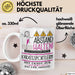 Karatesportlerin Tasse Geschenk Lustig Abstand Halten Hochleistungs-Karatesportlerin Mit Drang Zur Perfektion Bei Der Arbeit Weiß Trendation