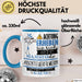 Abenteuerfilmerin Tasse Geschenk Lustiger Spruch Bitte Erheben Sie Sich Seine Majestät Die Abenteuerfilmerin Betritt Den Raum Blau Trendation