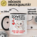 Schwester Tasse Geschenk Schwesti Kein Stress Schluck Tee Geschenkidee Schwarz Trendation