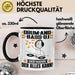 Drum-and-Bass-DJ Tasse Geschenk für Drum-and-Bass-DJ Der Mann Der Alles Kann Geschenkidee zum Geburtstag Schwarz Trendation